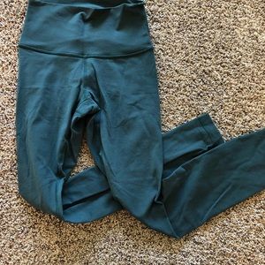 Lulu lemon teal green leggings